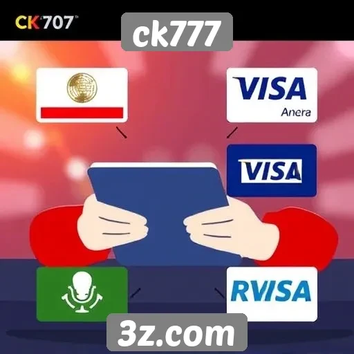 Métodos de pagamento acessíveis no ck777